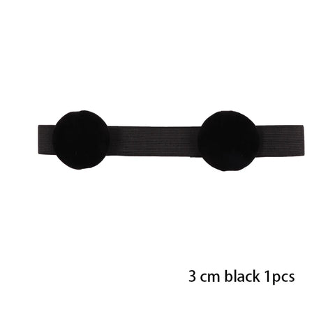 1Pcs Edge Melt Band For Lace Wigs With Ear Puff  Adjustable Elastic Headband With Ear Protector Wig Band With Ear Covers Purple
