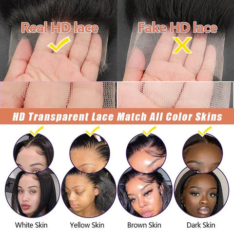 30 40 inch13x5 13x7 Lace Closure Wig Brazilian 13x4 Lace Frontal Wig 13x6 Hd Straight Lace Front Human Hair Wigs For Black Women