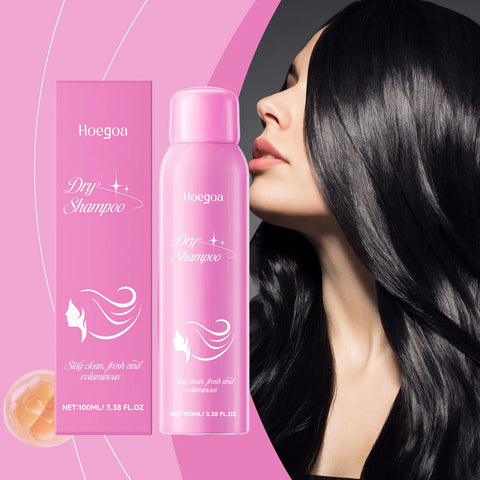 Dry Hair Wash-Free Spray Remove Stain Dirt Grease Dandruff Save Time Hair Clean Fluffy Fresh Restore Luster No Wash Hair Spary