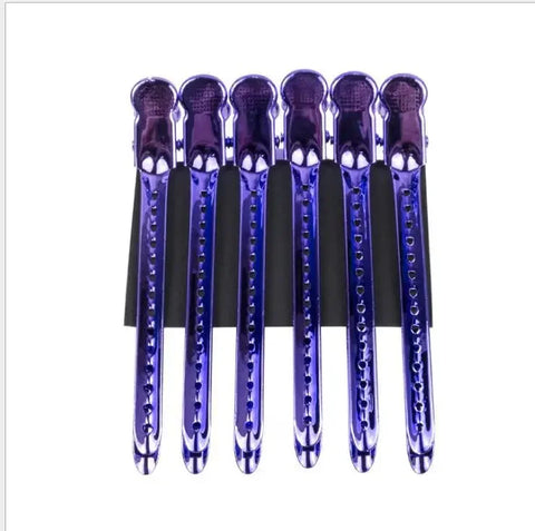 12pcs Alligator Hair Clips Hairdressing Clamps Claws Barber Sectioning Clip Crocodile Hairpin Hair Styling Tools pince cheveux