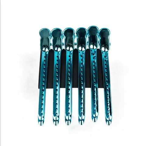 12pcs Alligator Hair Clips Hairdressing Clamps Claws Barber Sectioning Clip Crocodile Hairpin Hair Styling Tools pince cheveux