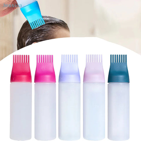 ♥Toothed Dry Shampoo Bottle 170ml Hair Dye Applicator Oil Applicator Bottle Dyeing Shampoo Bottle Salon Hair Dyeing Tools
