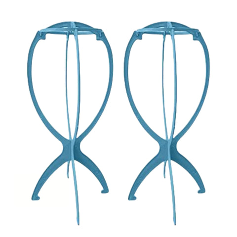3pcs Stable Wig Stand Collapsible Hairpiece Holder For All Wigs and Hats Display Styling Tool for Haircut Training and Home Use