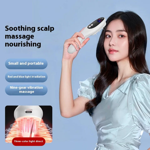 New Electric Massage Comb Scalp Meridian Comb Vibration Health Care Red Light Hair Health Care Comb Hair Care Comb Source