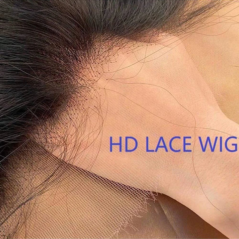40 Inch HD 13x6 Deep Wave Lace Frontal Wigs Brazilian 13x4 Water Wave Curly Lace Front Human Hair Wigs For Women 250 Density