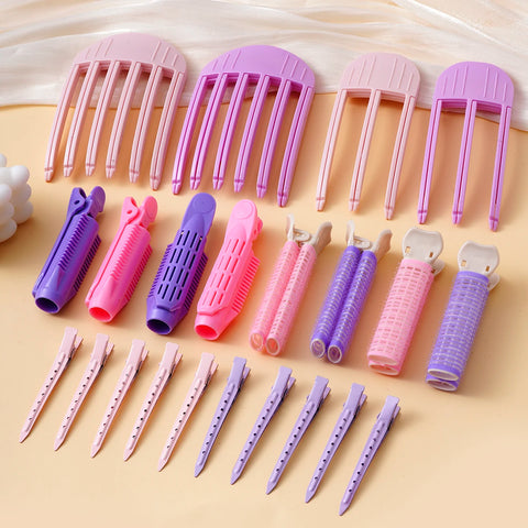 Set Fluffy Hairpin Curling Bangs Clips Hair Roots Volumizing Hair Clips Women Curling Fixed Shape Fashion Volume Hair Roller