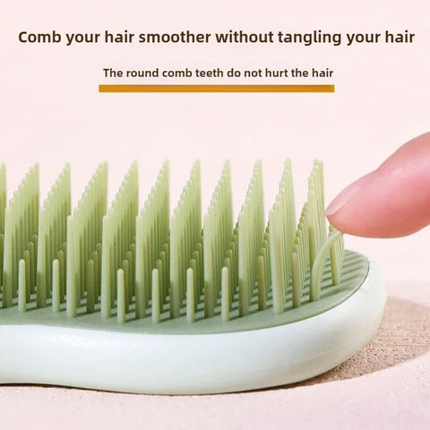 Anti-Detangling Hair Comb - Massage Features Fast Blow-Drying Curling Hair Brush Styling Tool for Efficient Hair Care