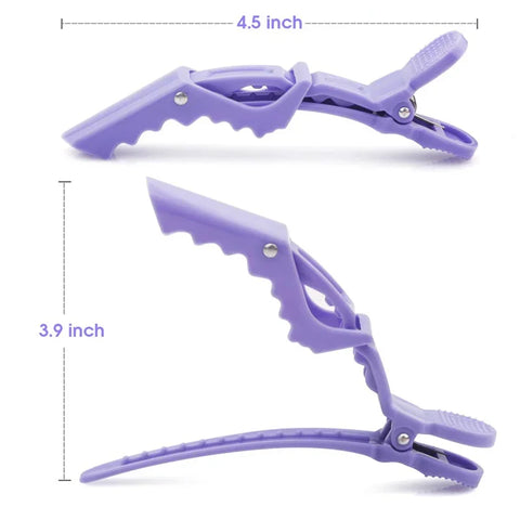 6/10pcs Plastic Hair Clips for hair 11.5CM Hairdressing Clamps Claw Section Alligator Hair Clips Hair Styling Accessories