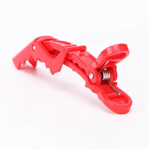 6pcs/lot Plastic Hairpin Hair Clips Hairdressing Clamps Claw Section Alligator Clips Barber For Salon Styling Hair Accessories