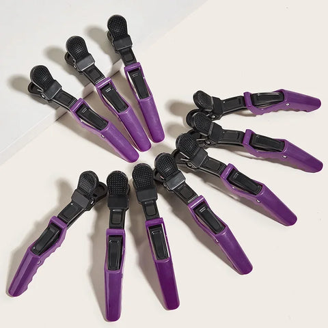6/10pcs Plastic Hair Clips for hair 11.5CM Hairdressing Clamps Claw Section Alligator Hair Clips Hair Styling Accessories