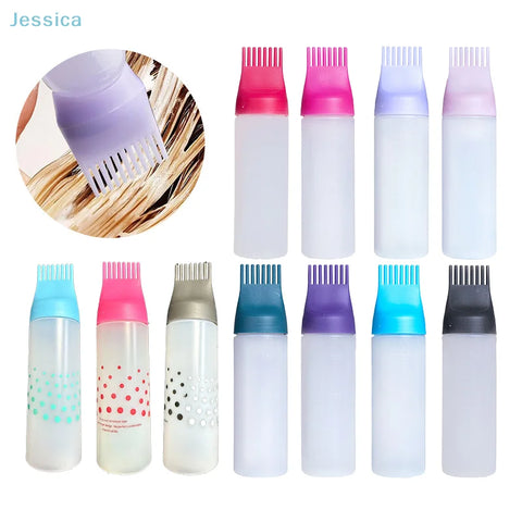 ♥Toothed Dry Shampoo Bottle 170ml Hair Dye Applicator Oil Applicator Bottle Dyeing Shampoo Bottle Salon Hair Dyeing Tools