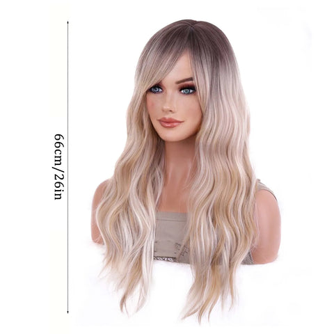 High-temperature Silk Wig Natural Realistic Super Light Fake Wig For Cool Women Girl Party Cosplay Wig Everyday Fashion Modeling
