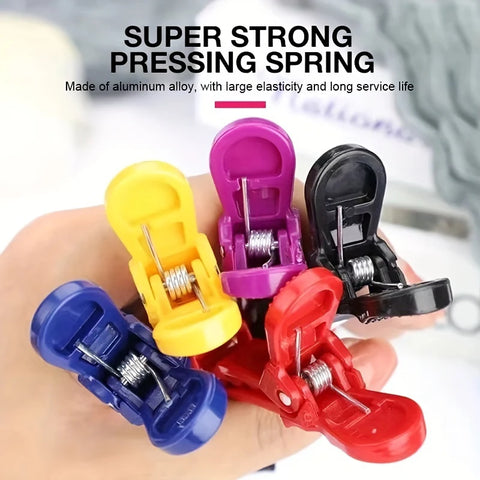 6pcs Black Matte Hair Sectioning Clip Clamp Hair Grip Hairdressing Salon Tool