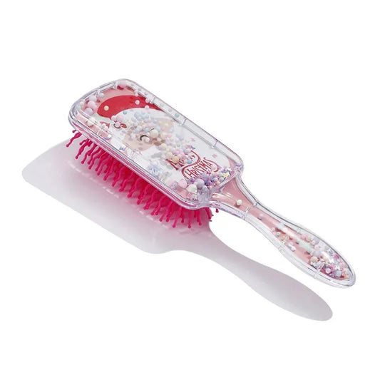 Transparent Christmas Limited Edition Comb Anti-Knot Massage Smooth Hair Comb Cute Cartoon Airbag Comb Professional Salon Brush