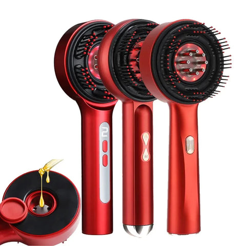 Electric Scalp Massage Comb Scalp Oil Applicator Hair Care Red Light  Head Massager for Hairline Growth Anti-Hair Loss Hairbrush
