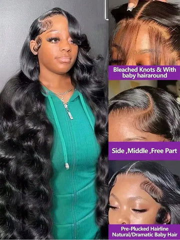 Body Wave 13x6 Hd Lace Frontal Wig Human Hair Glueless Wet And Wavy Wig For Women 13x4 Body Wave Lace Front Human Hair Wigs