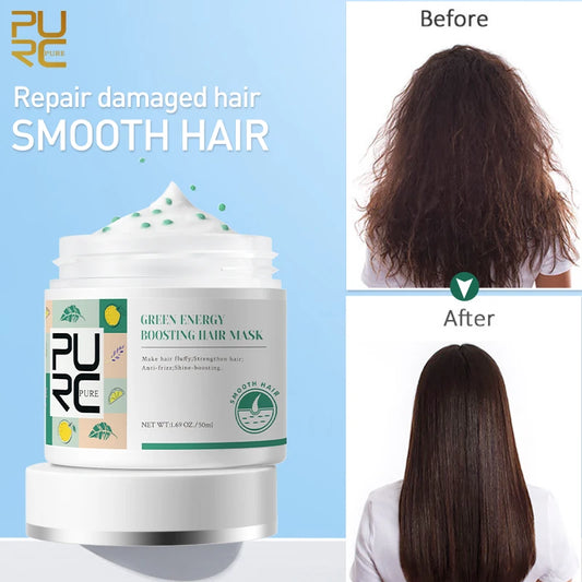 PURC Keratin Hair Mask Smoothing Straightening Soft Repair Damaged Frizz Conditioner Hair Teatment Hair Care
