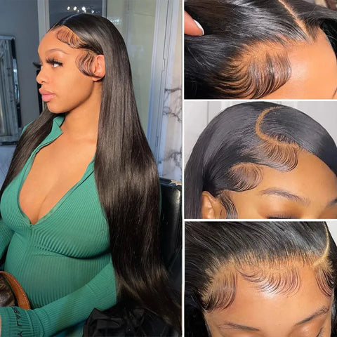 13x4 Bone Straight Lace Front Wig 30 40 Inch Lace Front Human Hair Wigs For Women 13x6 Brazilian Hair Glueless wigs Human Hair