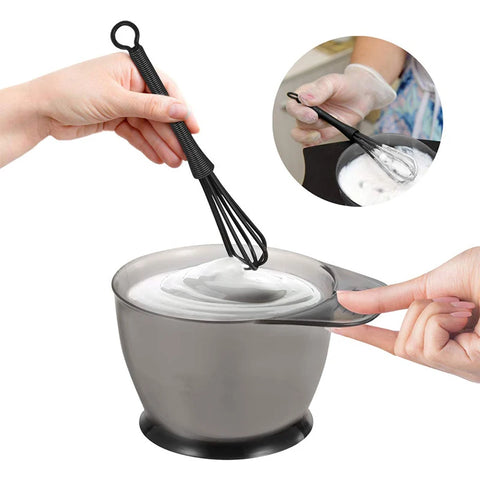 Colour Bowl Hairdressing Black Professional Hairdressing Bowl for Hair Dying Dyeing Bowl To Paint Hair Hairdressing Paints RFW01