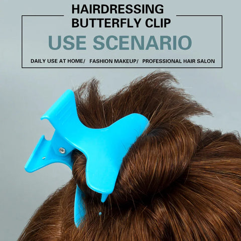 12PCS Colorful Hair Section Clips Hairdressing Seamless Hair Clip Barber Fixed Professional Women's Braided Styling Accessories