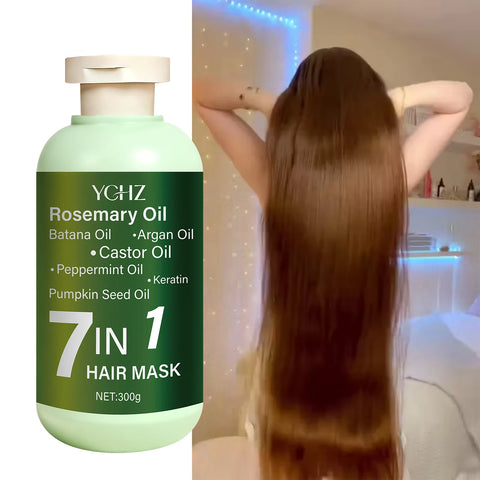 7-in-1 Deep Hair Mask, Prevents Breakage, Nourishes and Softens Dry Hair, Ingredients Include Argan Oil and Biotin Keratin - 300g