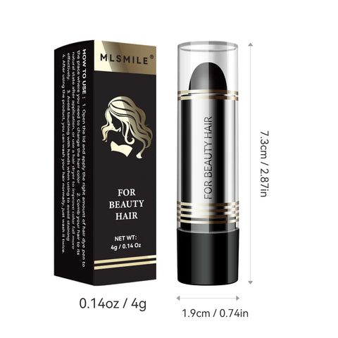 Disposable Hair Colour Dye Coverage White Hair One-off Hair Color Stick Modify Cream Black Brown Temporary Cover Up Grey