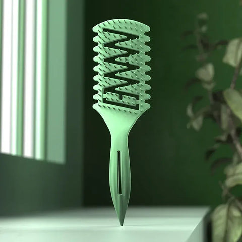 Detangling Brush Curl Styling Hollow Hair Brush WANMEI Women Curly Wet Tangled Massage Comb Barber Hairdressing Salon Tool