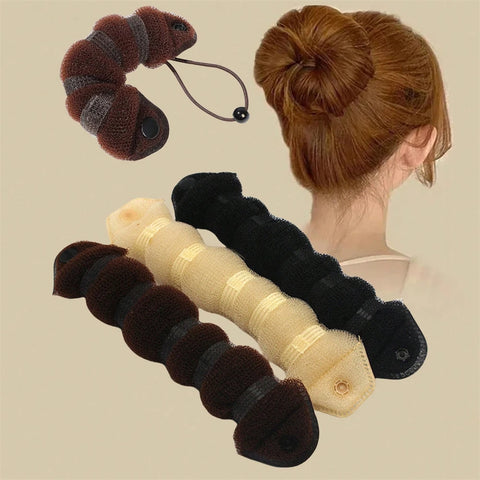 1pc Magic Hair Bun Maker Donut For Hair Tools Hairpin Hair Accessories For Women Styling Braids