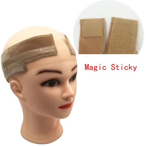 Hair bands Velvet Wig Grip Band with Lace Magic Sticky Flexible Scarf With Adjustable Elastic Band Headband Hair Accessories