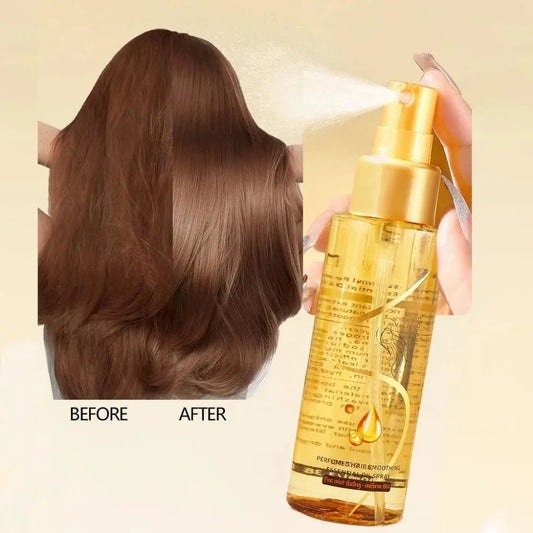 Hair Care Essential Oil Spray, Nourishing & Repair, Smooth Shiny Finish, Long-Lasting Fragrance, Easy Use for All Hair Types