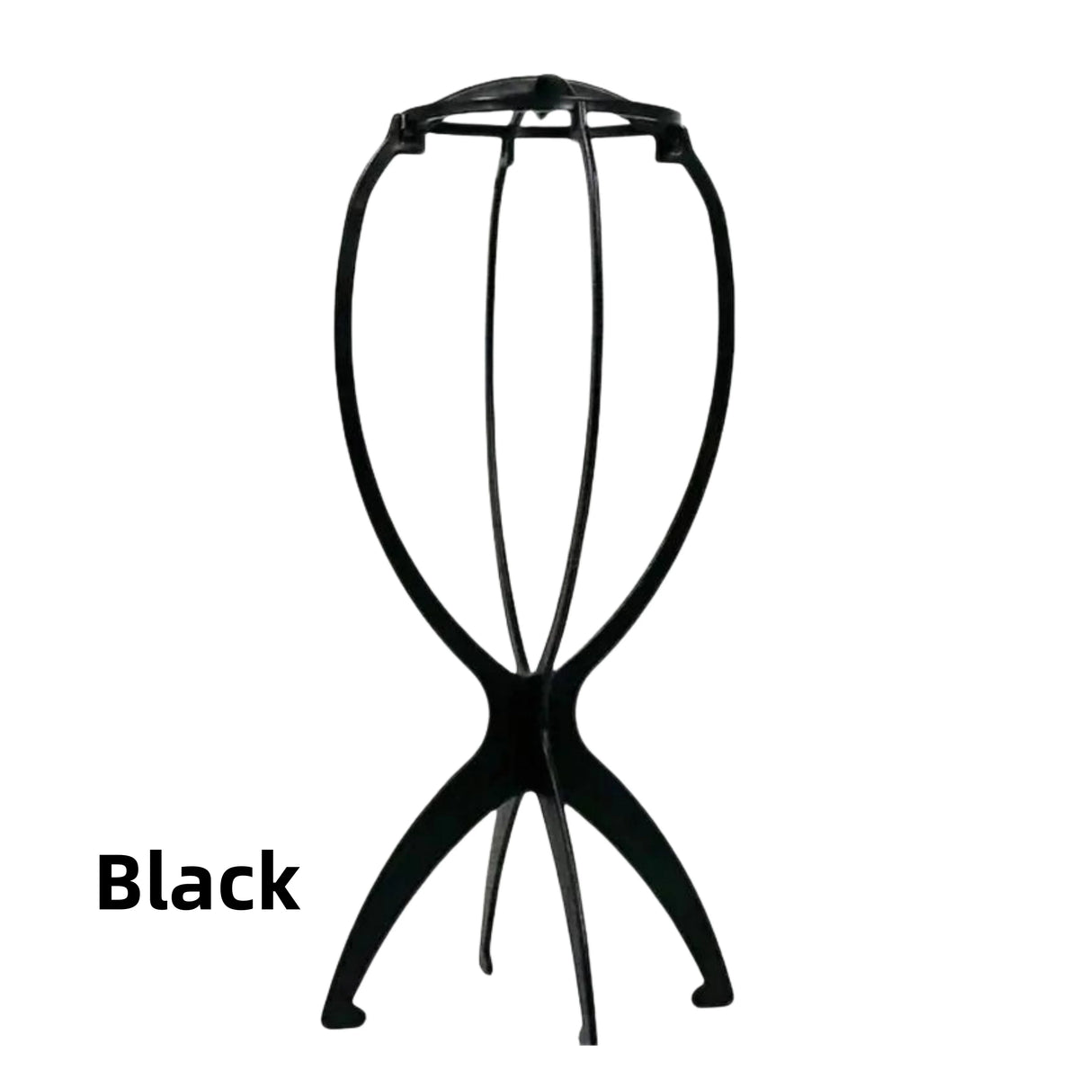 3pcs Stable Wig Stand Collapsible Hairpiece Holder For All Wigs and Hats Display Styling Tool for Haircut Training and Home Use