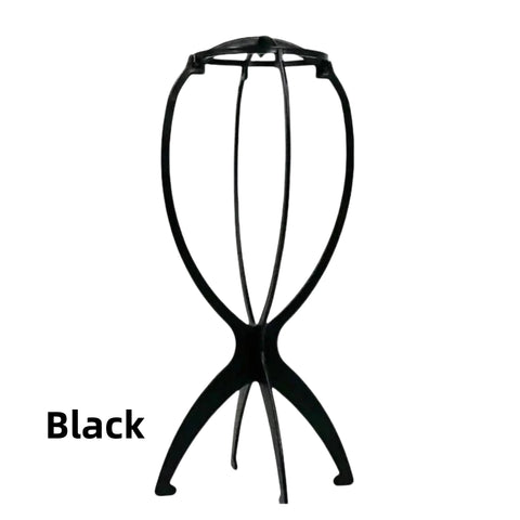 3pcs Stable Wig Stand Collapsible Hairpiece Holder For All Wigs and Hats Display Styling Tool for Haircut Training and Home Use