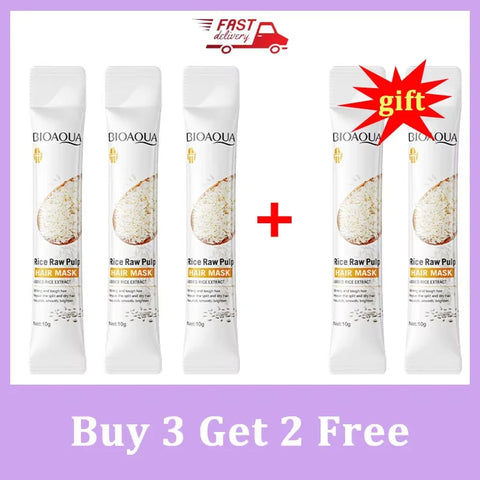 Keratin Hair Mask Fast Repair Damaged Frizzy Hair Soft Smooth Shiny Rice Nutrition Moisturizing Nourishing Hair Care Conditioner