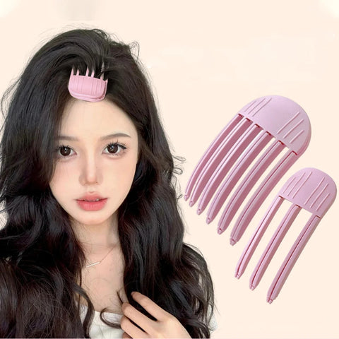 Set Fluffy Hairpin Curling Bangs Clips Hair Roots Volumizing Hair Clips Women Curling Fixed Shape Fashion Volume Hair Roller