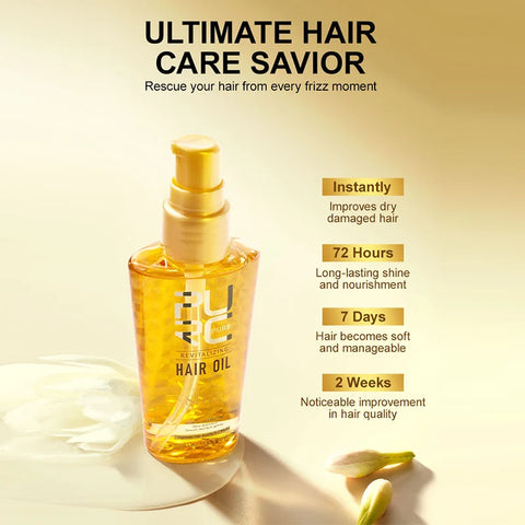 PURC Morocco Argan Oil Nourishing Hair Oil Smoothing Shine Soft Hair Serum Repair Damaged Frizz Dry Hair Treatment Hair Care