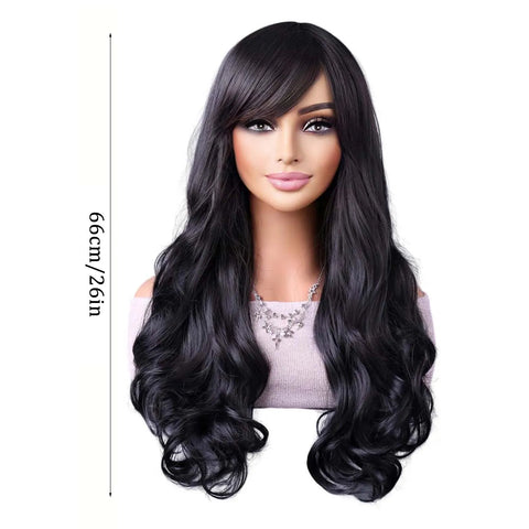 High-temperature Silk Wig Natural Realistic Super Light Fake Wig For Cool Women Girl Party Cosplay Wig Everyday Fashion Modeling