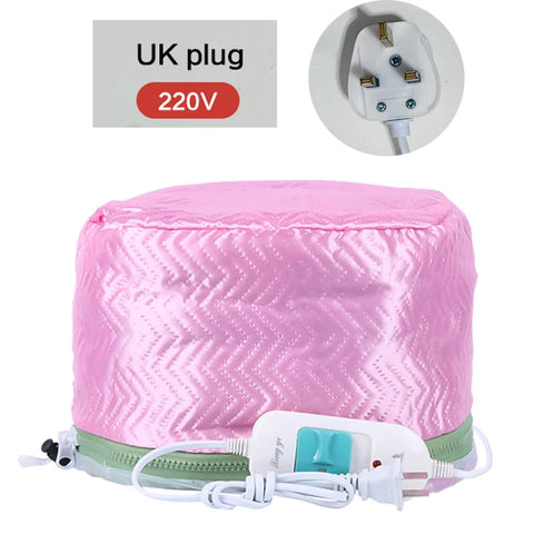 Adjustable PU+PVC Liner Hair Steamer Dryers Cap Electric Hair Heating Thermal Cap Treatment Hat SPA Home Salon Hair Styling Care