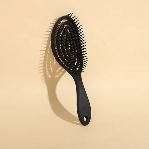 Massage Hair Comb Salon Wet Hair Brush Women Hairdressing Styling Hair Tools Anti Detangling HairBrush Wet Dry Dual Purpose Comb
