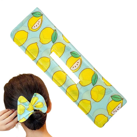 Hair Bun Maker  Bun Print Headband Hairpin Women Hair Styling Twist Stylish Donut Bun Maker Accessories Twisted Hairpin Tool