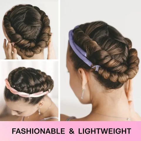Heatless Curling Rod Headband Soft Hair Curlers No Heat Rollers Lazy Silk Curls Sleeping Headband Ties Hair Styling Tools
