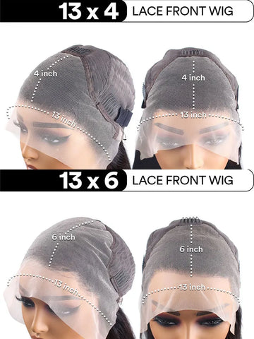 250 Density 13x6 Bone Straight Hd Lace Front Wig 40 Inch 13x4 HD Lace Frontal Human Hair Wigs For Women Brazilian Hair Wigs