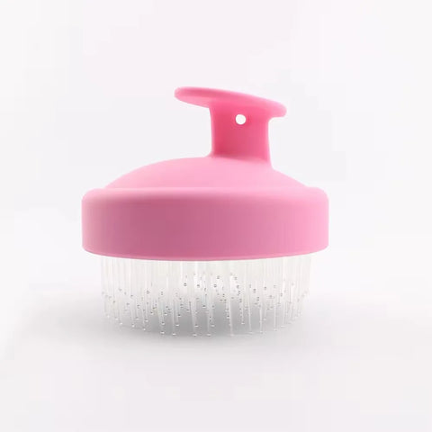 Soft Silicone Bristles Scalp Massage Brush Hair Washing Scalp Exfoliator Brush Hair Scrubber Hair Scalp Massager Shampoo Brush