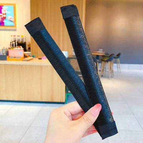 Camellia Flowers Magic DIY Tool Bun Maker Synthetic Donuts Bud Head Bands French Dish Made Hair Band Ball Twist Hair Accessories