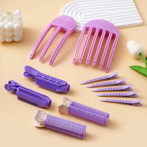 Set Fluffy Hairpin Curling Bangs Clips Hair Roots Volumizing Hair Clips Women Curling Fixed Shape Fashion Volume Hair Roller