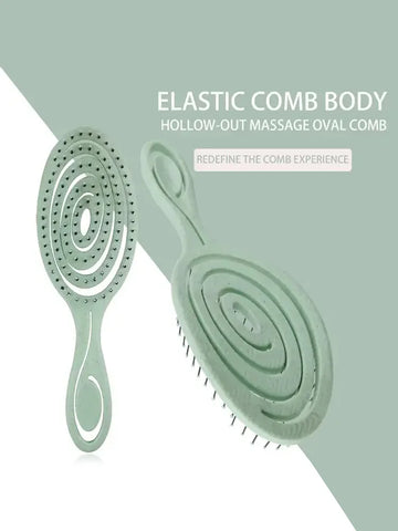 Hair Massage Comb Bristle Nylon Hairbrush Curly Detangle Hair Brush for Salon Hairdressing Tools