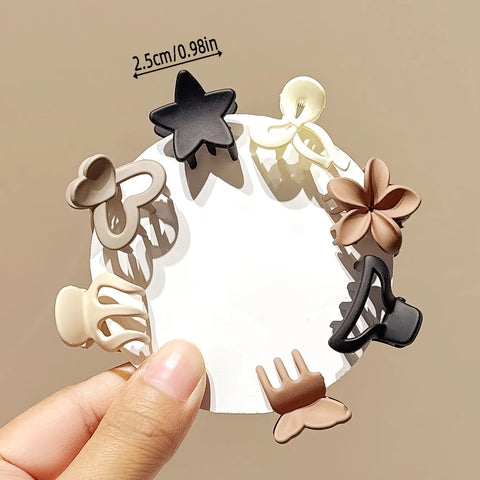 5/10/20/30pcs Beige Mixed Pack Small Clips, Cute Girl Accessories - Perfect for Daily Use, Special Occasions, or Travel Gifts