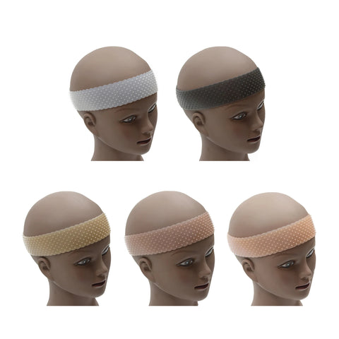 Silicone Wig Headband 1Pc Non-Slip Elastic Wig Grip Band for Fix Wigs for Women Men Wigs Accessories 5 Colors Optional