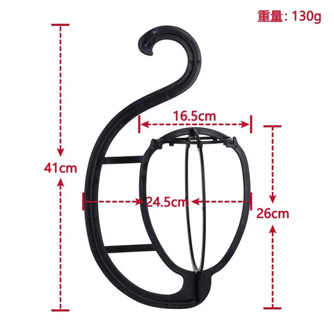 5pcHanging Wig Stand For Wigs White Black Wig Hanger Wig Stand Collapsible Wig Holder Durable Wig Display Wig Stand for All Wigs