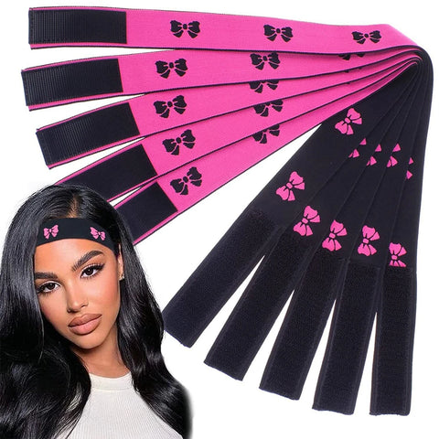 1Pieces Wig Band Lace Melting Band Adjustable Wig Elastic Bands Wig Edge Wrap Band for Laying Edges Keep Wigs in Place
