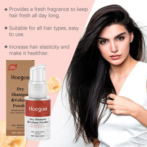 Dry Shampoo Removes Grease and Odor Hair Grease Care Increases Hair Softness and Luster Improves Hair Quality Hair Spray